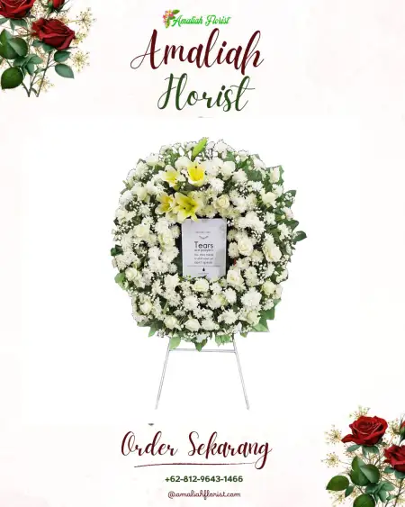 Krans Bunga Duka Kemlaten
